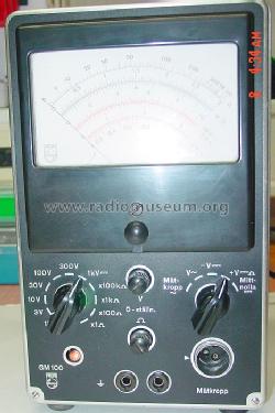 Tube Volt Meter GM100; Philips, Svenska AB, (ID = 302888) Equipment