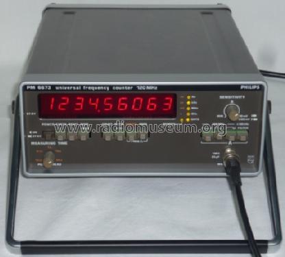 Universal Frequenz Zähler PM6673/01 /02 /03 /04 /05; Philips, Svenska AB, (ID = 952255) Equipment