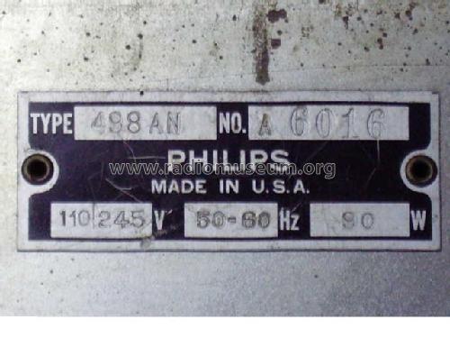 498AN ; Philips USA (ID = 296286) Radio