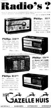 518AN; Philips USA (ID = 2523491) Radio