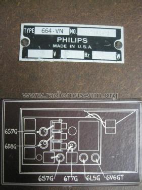664-VN; Philips USA (ID = 986113) Radio
