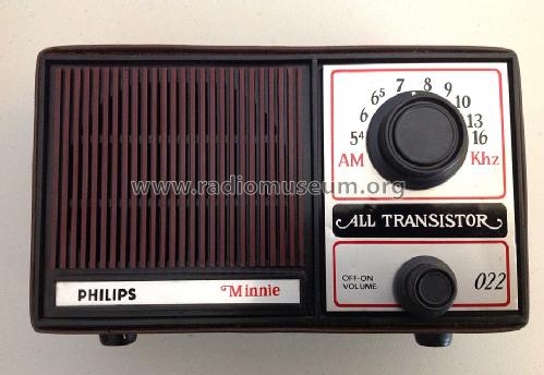 Minnie All Transistor Radio 022; Philips USA (ID = 1583060) Radio