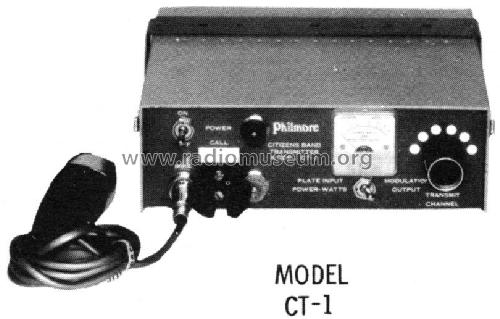 3 Tube CB Transmitter CT-1, CT1W; Philmore Mfg. Co. - (ID = 562399) Ciudadana