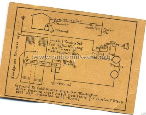 Crystal Detector 310 or 7003 ; Philmore Mfg. Co. - (ID = 115733) Radio part