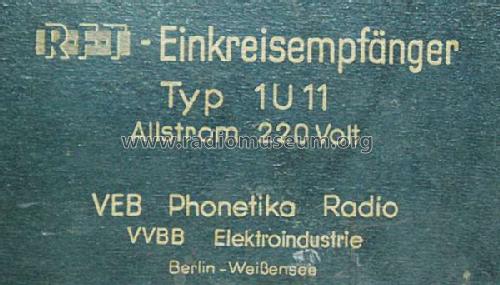 1U11; Phonetika Radio GmbH (ID = 192510) Radio