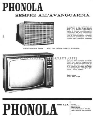 2301 UHF; Phonola SA, FIMI; (ID = 128807) Television