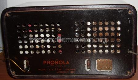 407B; Phonola SA, FIMI; (ID = 1136197) Radio