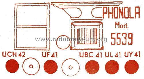 5539; Phonola SA, FIMI; (ID = 1660694) Radio