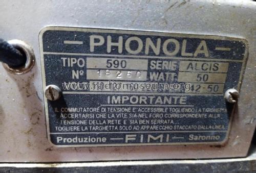 591 ; Phonola SA, FIMI; (ID = 2977815) Radio