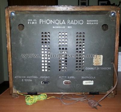 851; Phonola SA, FIMI; (ID = 1626367) Radio