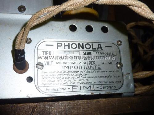 Ferrosite 680; Phonola SA, FIMI; (ID = 2027738) Radio
