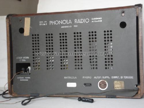 Radioconverto 901 ; Phonola SA, FIMI; (ID = 1161898) Radio