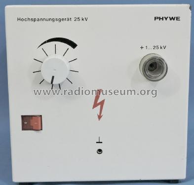 Hochspannungsgerät 25 kV 11730.93; Phywe, Physikalische (ID = 2509071) teaching