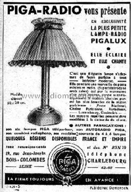 Pigalux ; Piga; Bois-Colombes (ID = 262106) Radio