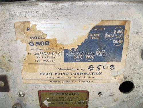 G-508 ; Pilot Electric Mfg. (ID = 1705441) Radio