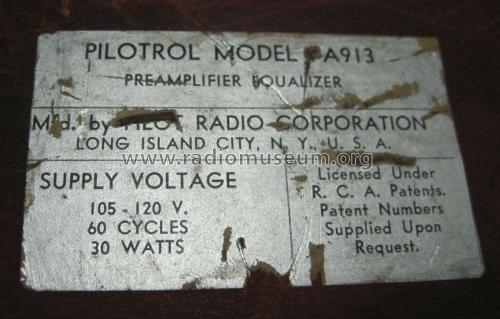 Pilotrol PA-913; Pilot Electric Mfg. (ID = 2704247) Verst/Mix