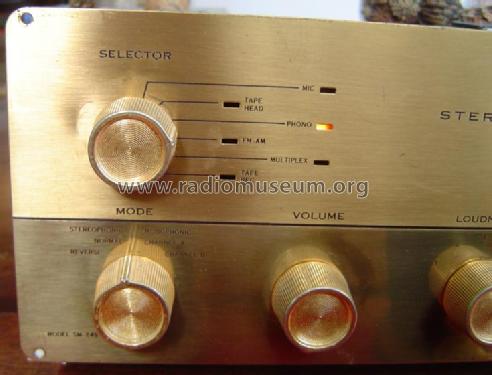 Stereophonic Amplifier SM-245; Pilot Electric Mfg. (ID = 455426) Ampl/Mixer