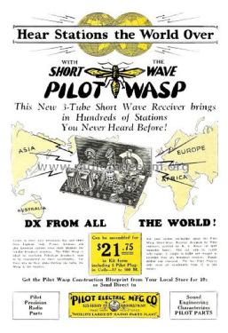 Wasp 3-SW; Pilot Electric Mfg. (ID = 1560823) Kit