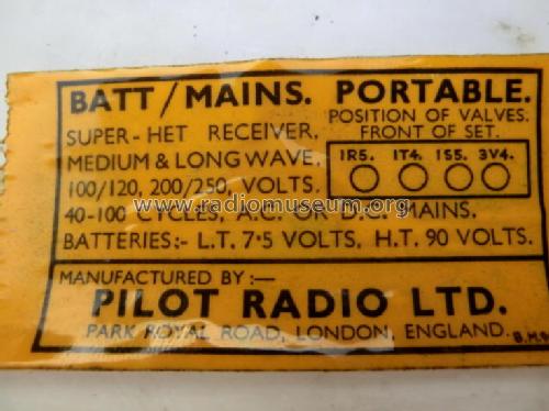 BM90; Pilot Radio Ltd.; (ID = 1291701) Radio