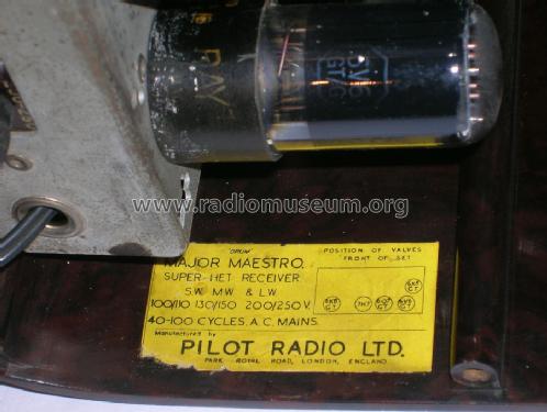 Major Maestro Drum; Pilot Radio Ltd.; (ID = 2751121) Radio