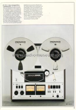 3-Motor 3-Head Stereo Tape Deck RT-1011L; Pioneer Corporation; (ID = 1890650) R-Player