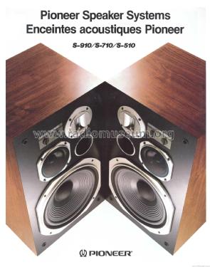 3-Way Speaker System S-910; Pioneer Corporation; (ID = 1895592) Speaker-P