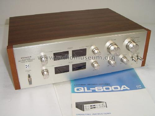 4 Channel Decoder Amplifier QL-600A; Pioneer Corporation; (ID = 1405698) Ampl/Mixer