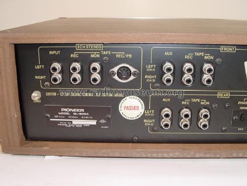4 Channel Decoder Amplifier QL-600A; Pioneer Corporation; (ID = 1405707) Ampl/Mixer