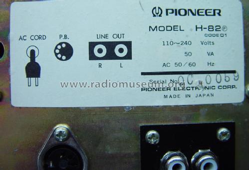 8-Track Stereo Tape Player H-82 F; Pioneer Corporation; (ID = 1220917) Ton-Bild