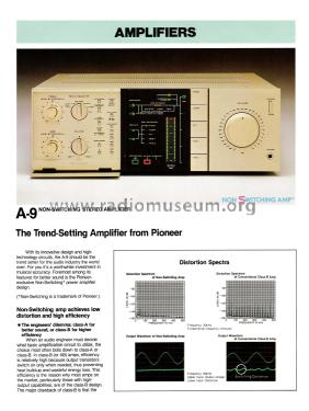 Stereo Amplifier A-9; Pioneer Corporation; (ID = 1905668) Ampl/Mixer