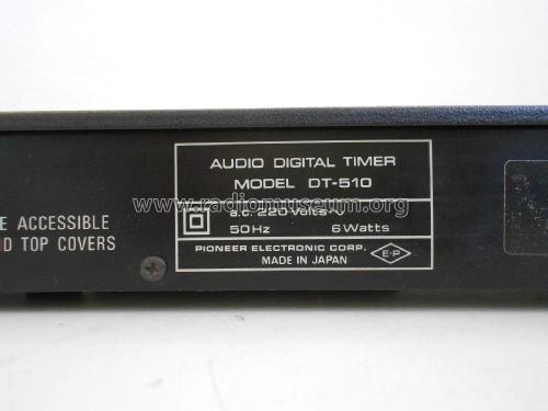 Audio Digital Timer DT-510; Pioneer Corporation; (ID = 2252613) Misc