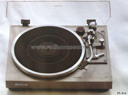 Automatic Return Turntable PL-514; Pioneer Corporation; (ID = 1643638) R-Player