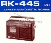 CB AM/FM Radio Cassette Recorder RK-445 KU; Pioneer Corporation; (ID = 848460) Radio