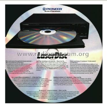 CD CDV LD Player CLD-D925; Pioneer Corporation; (ID = 1681058) Reg-Riprod