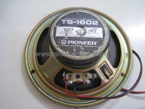 Coaxial Two Way TS-1602; Pioneer Corporation; (ID = 2002244) Speaker-P