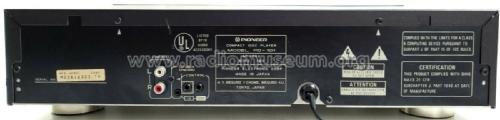 Compact Disc Player PD-101; Pioneer Corporation; (ID = 2521848) R-Player