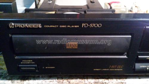 Compact Disc Player PD-5700; Pioneer Corporation; (ID = 2513130) Sonido-V