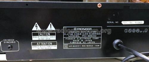 Compact Disc Player PD-6500; Pioneer Corporation; (ID = 2691404) Ton-Bild