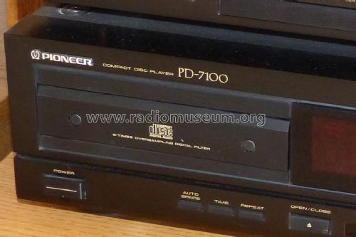 Compact Disc Player PD-7100; Pioneer Corporation; (ID = 1957796) Ton-Bild