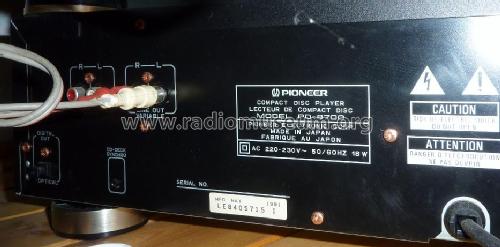 Compact Disc Player PD-8700; Pioneer Corporation; (ID = 1871374) Ton-Bild