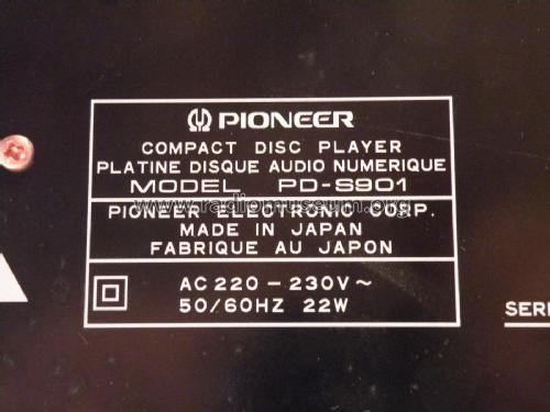 Compact Disc Player PD-S901; Pioneer Corporation; (ID = 2645158) R-Player