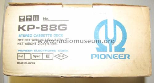 Component Car Stereo Cassette Deck KP-88G; Pioneer Corporation; (ID = 2370147) R-Player