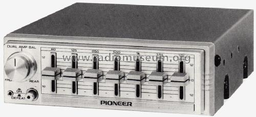 Component Car Stereo Graphic Equalizer CD-5 /USA /CA /E; Pioneer Corporation; (ID = 2044842) Ampl/Mixer