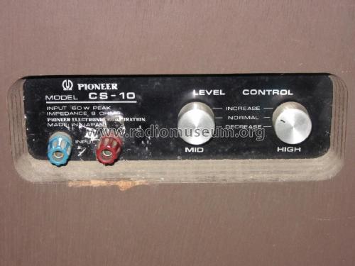 CS-10; Pioneer Corporation; (ID = 2415487) Speaker-P