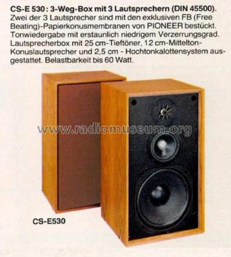 CS-E530; Pioneer Corporation; (ID = 1891595) Speaker-P