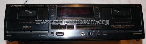 Stereo Double Cassette Deck CT-W620R; Pioneer Corporation; (ID = 2857084) Sonido-V