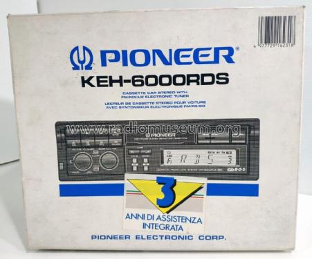 KEH-6000RDS; Pioneer Corporation; (ID = 2826294) Car Radio