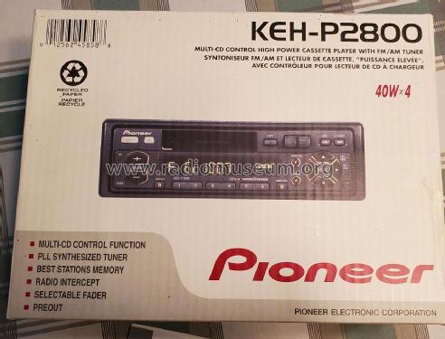 KEH-P2800; Pioneer Corporation; (ID = 2886351) Car Radio