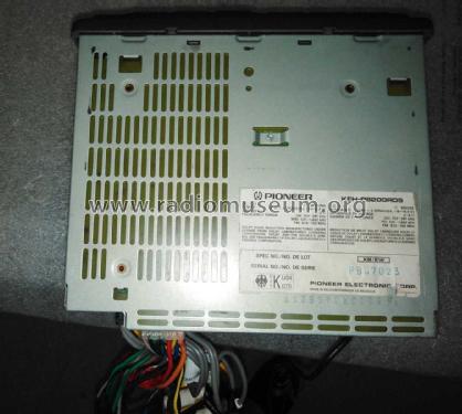 KEH-P8200 RDS; Pioneer Corporation; (ID = 2399606) Car Radio