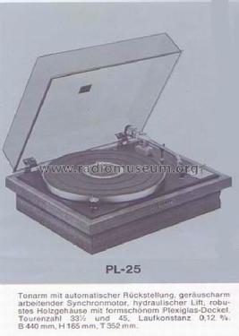 Belt Drive Turntable PL-25; Pioneer Corporation; (ID = 590587) R-Player